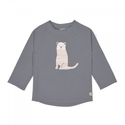 T-shirt anti-UV manches longues enfants - Tigre gris